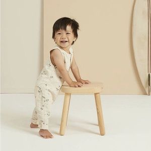 $25 ADD ON Rylee + Cru Palm‎ Tree Romper Jumpsuit Baby Boy Summer Sz 0-3M